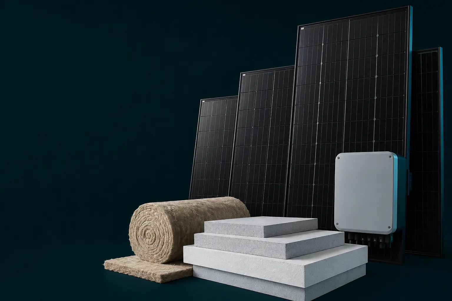 Panneaux photovoltaïques et matériaux d'isolation